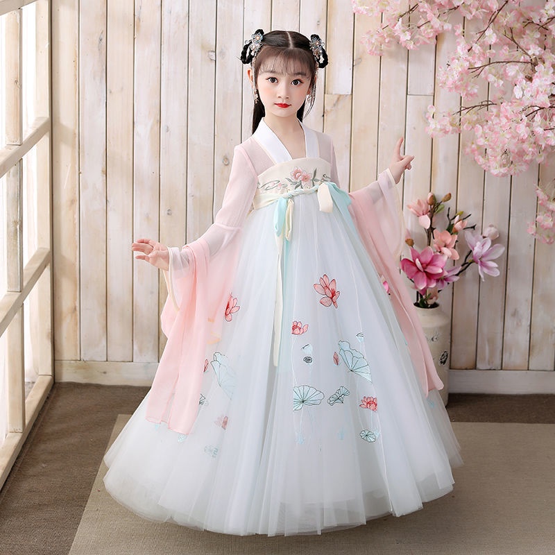 Little girl Hanfu spring and autumn new children's Ru skirt summer dress ancient girl princess skirt