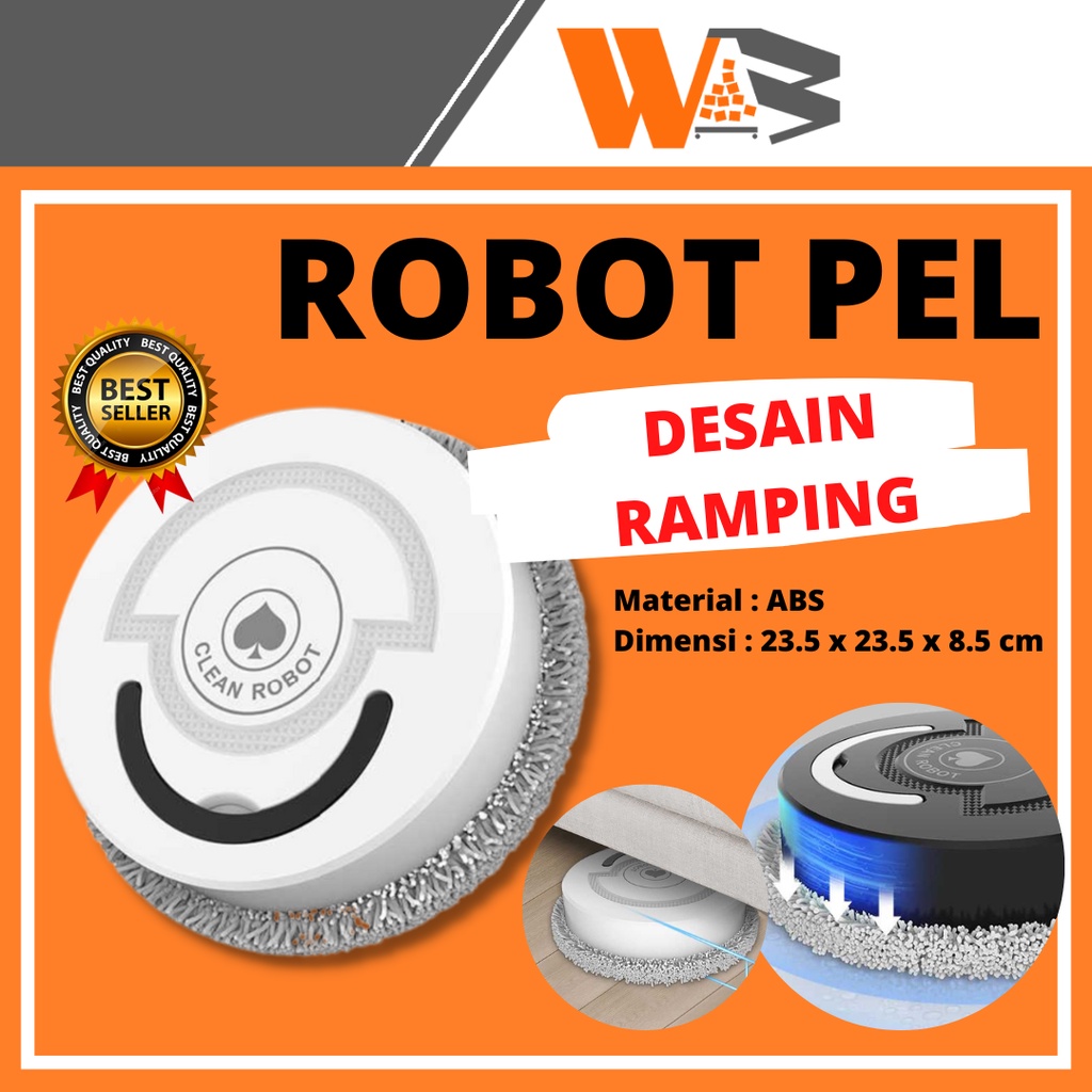 COD Vacuum Robot Cleaner Otomatis Vacum Sweep Robot Vacum Cleaner Sweep Mop Automatic Penyedot Debu Robot Vacuum Intellegent Mopping Robot Mesin Pengepel Lantai