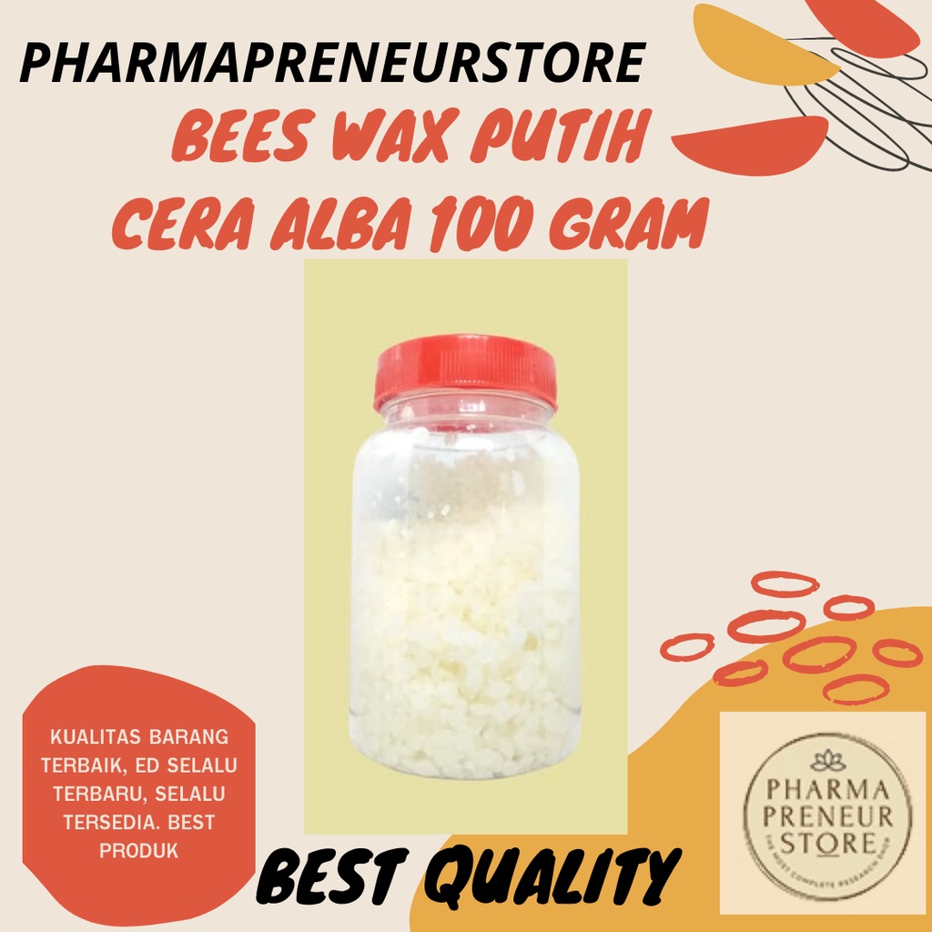 Cera Alba / Bees Wax Putih Best Produk 100 Gram