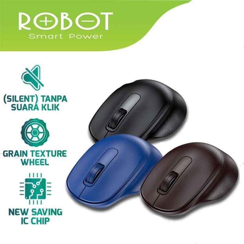 Robot M312 2.4G Silent Key Wireless Mouse 1600DPI 500Hz Original