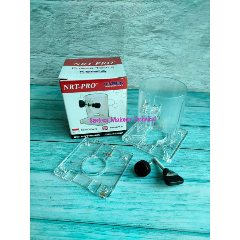 NRT PRO Gelas Glass Body Sarung Cover Trimmer Profil Router Kecil