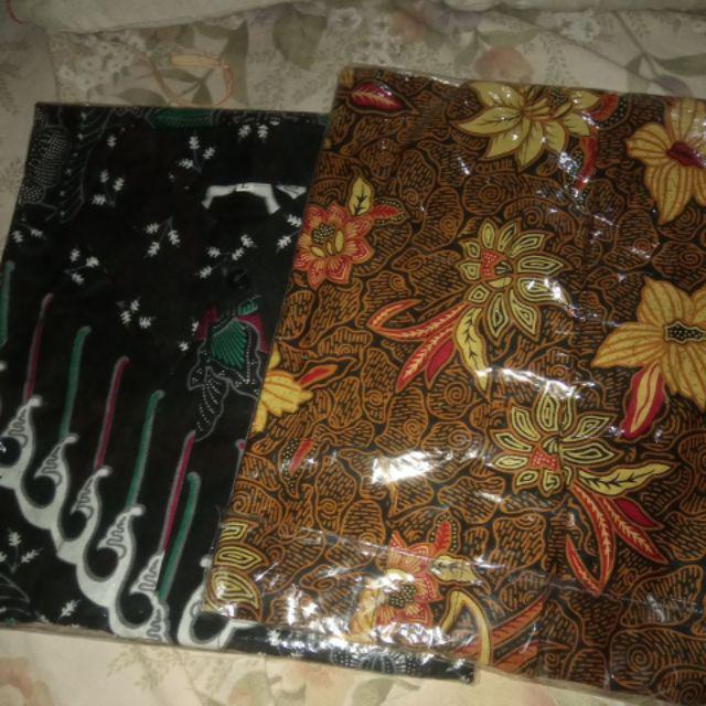 Nailo Batik Hrb026 Kenongo Kemeja Tosca Pendek Pekalongan Padi M L Xl Sogan Tulis Halus Kemeja Batik