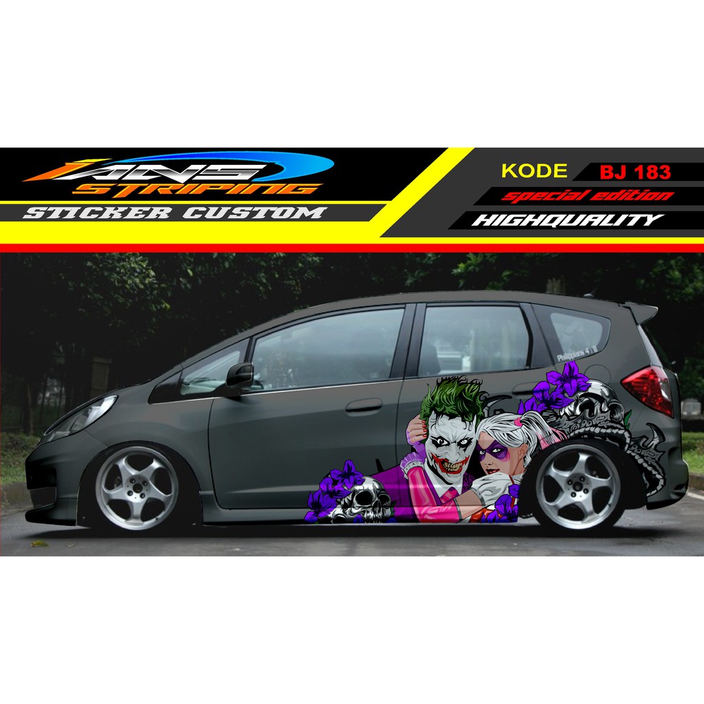 STIKER MOBIL HONDA JAZZ ALL JOKER