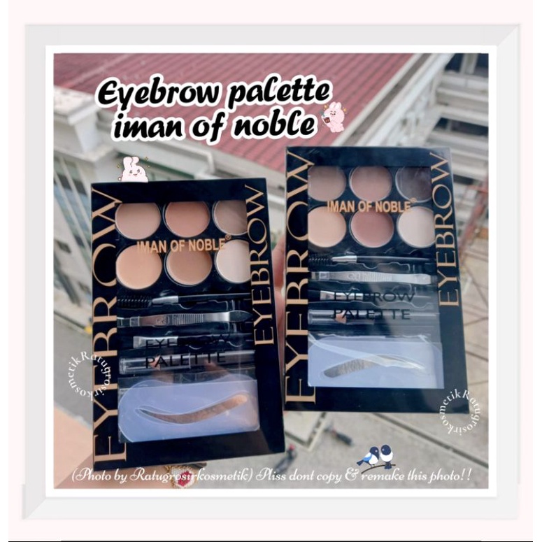 PROMO!!!EYEBROW PALETTE+APLIKATOR LENGKAP IMAN OF NOBLE NO.8200