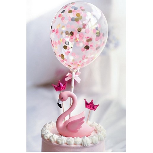 Cake Topper Balon Confetti