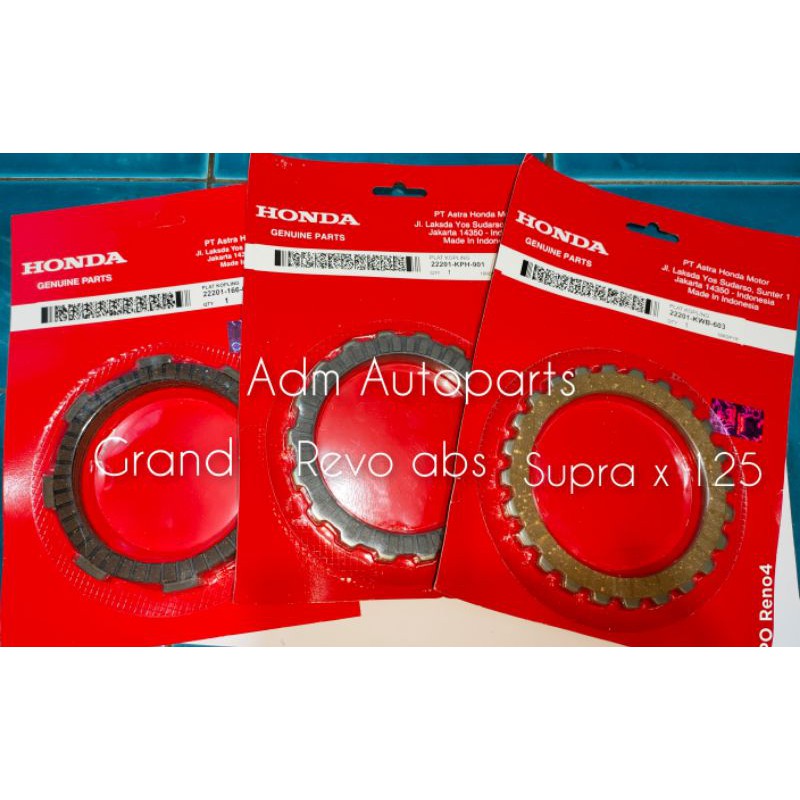 kampas kopling Supra lama. Revo absolute. Supra x 125 karbu (116/KWB/KPH) Ori