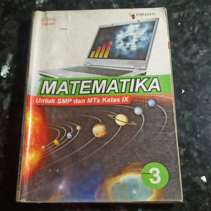 Buku Matematika kelaa 9, IX, SMP, Piranti, J.Dris Tasari.