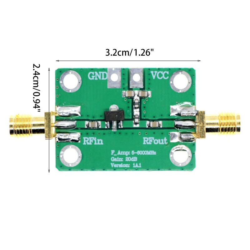 Btsg 50-4000mhz Gains 21.8db RF Low Noise TQP3M9009 LNA Amplifier Board Vpp = 5V Papan Modul Penerima Sinyal