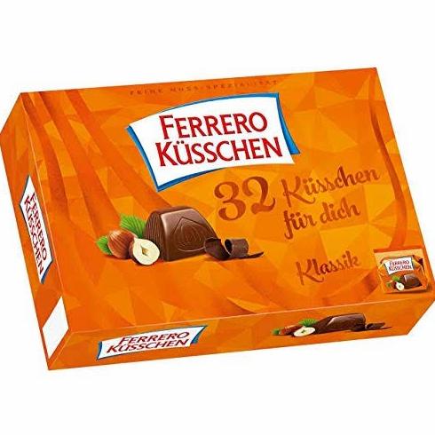 

FERRERO ROCHER FERRERO KUSSCHEN KLASSIK MILK CHOCOLATE 32 STUCK 280GR DC51C1215