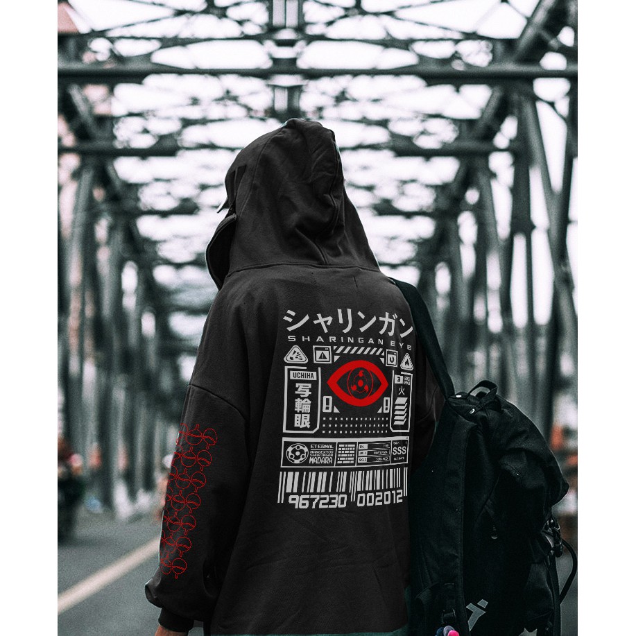 Unsettled Hoodie Kekkei Genkai Sharingan Anime Manga Naruto