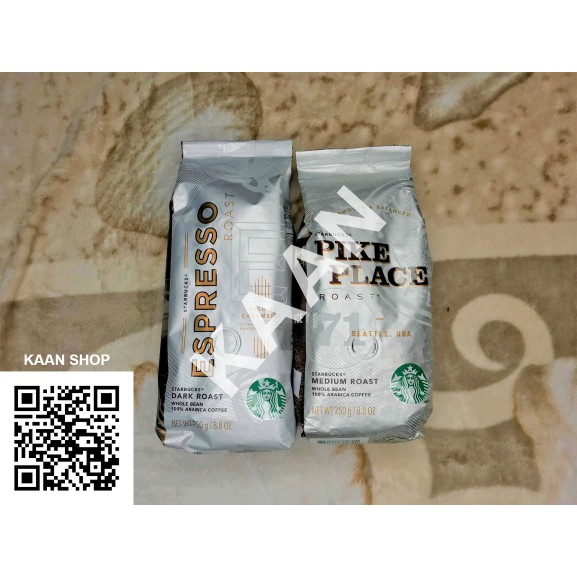 

Starbucks Biji Kopi Pike Place Medium Roast 100% Arabica 250 Gram