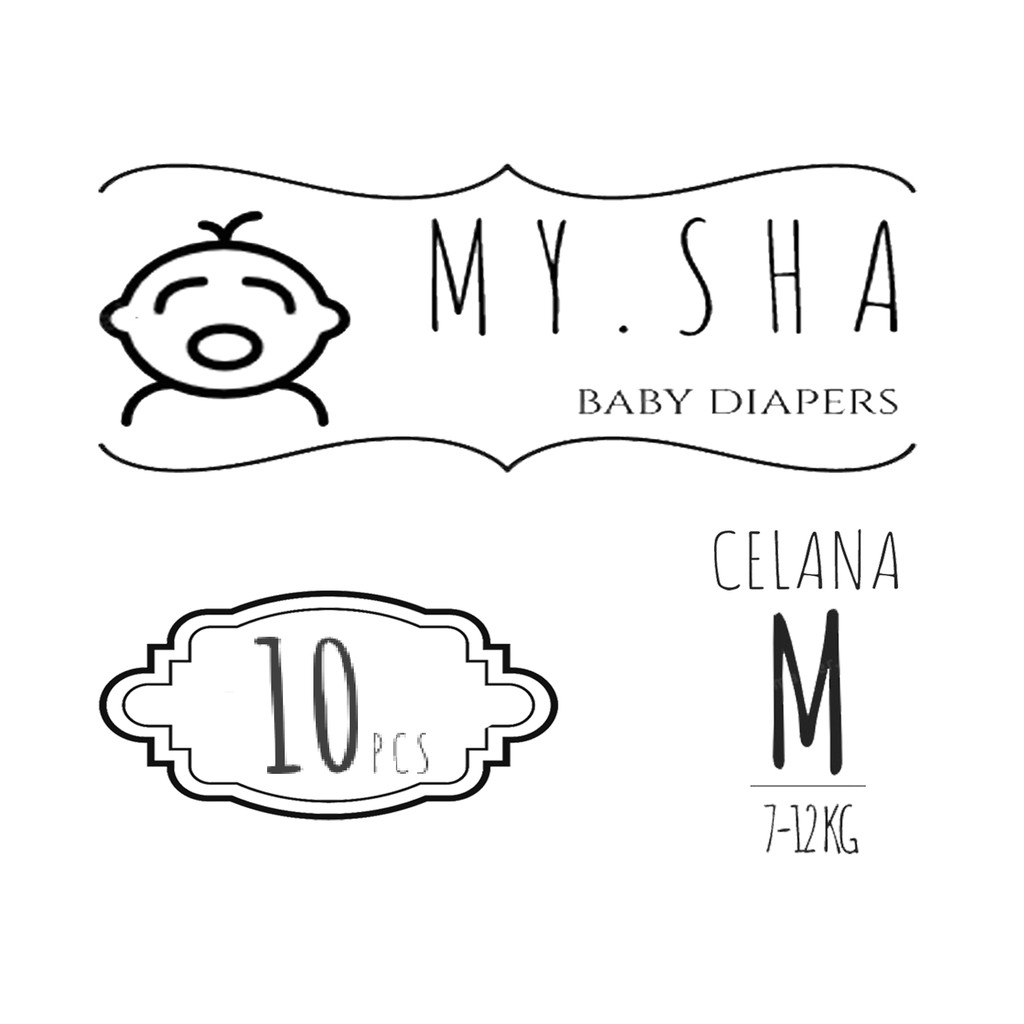 Popok M 10 Celana curah Mamamia / Yoa / fluffy pampers diapers pants