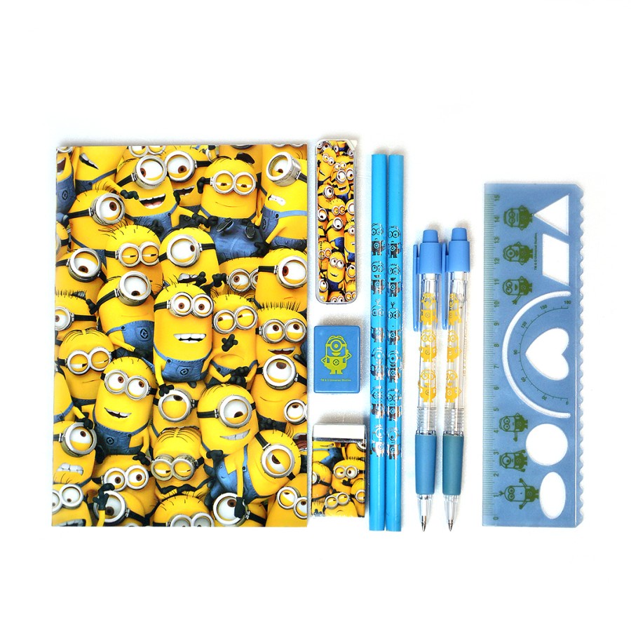 

Universal Minion Stationary Set DM-VSST103 Paket alat tulis anak sekolah karakter minion