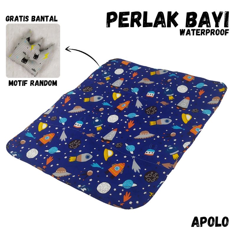 [GRATIS BANTAL MAHKOTA RANDOM] PERLAK BAYI ANTI TEMBUS MOTIF KARAKTER