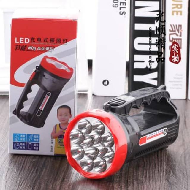 Rechargable Flashlight LED- Senter LED Recharge