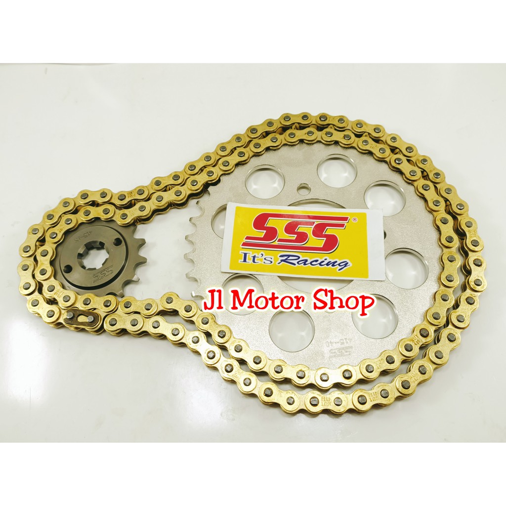 Gear set Gir set SSS 415 428 REQUEST BEDA MOTOR DEPAN BELAKANG