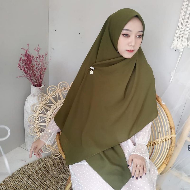 hijab segi empat syar'i diamond 130x130cm