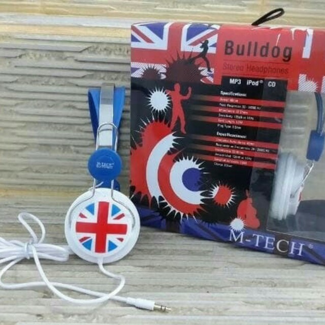 HEADSET M-TECH DESIGN BULLDOG STEREO