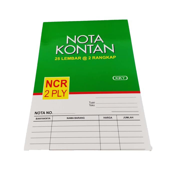 Nota Kontan NCR 1Ply  2 Ply Kiky / Nota Bon Merk Kiky