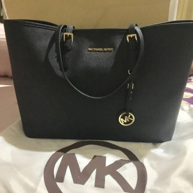 michael kors gray tote bag