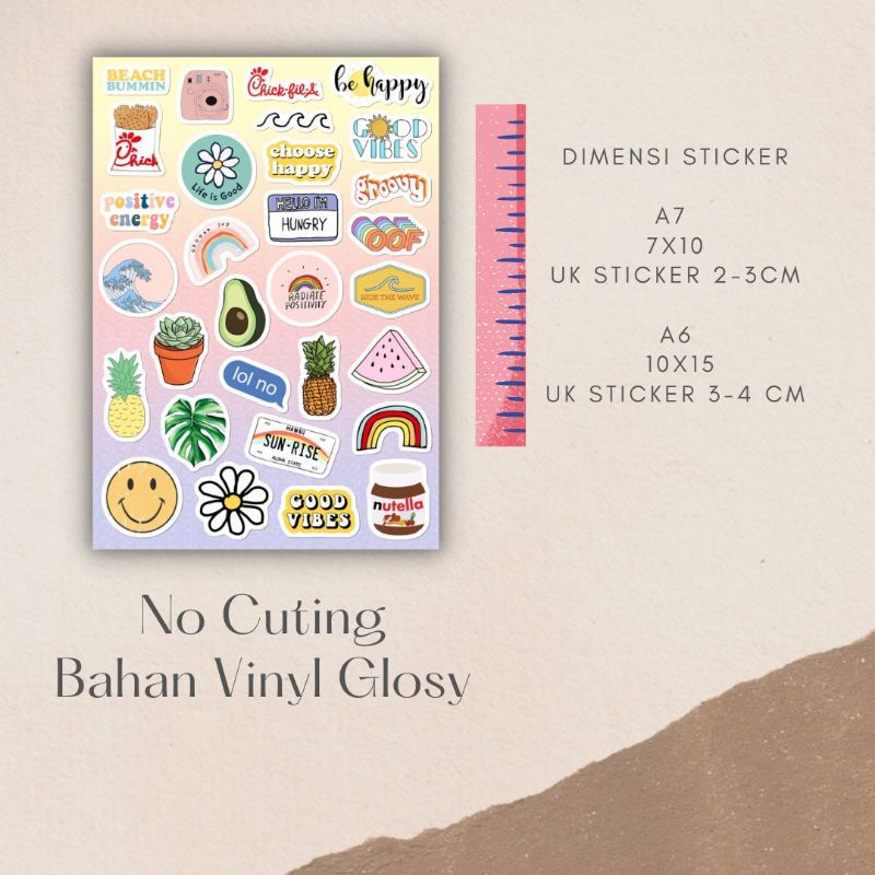 PROMO Sticker Tumblr Aesthetic Vintage / Stiker Case / Seticker Scrape Book Jurnal-1