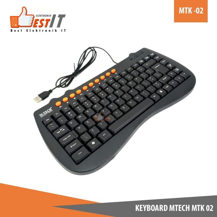 Keyboard Usb M-Tech PC Komputer Laptop Multimedia MT 02
