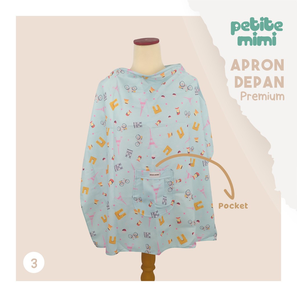 Petite Mimi Apron Menyusui Premium - Katun Jepang