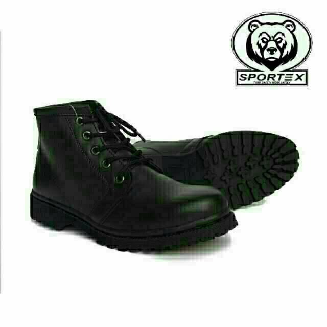 ORIGINAL SEPATU  SAFETY  HIGH WANITA UJUNG BESI PDL PDH 