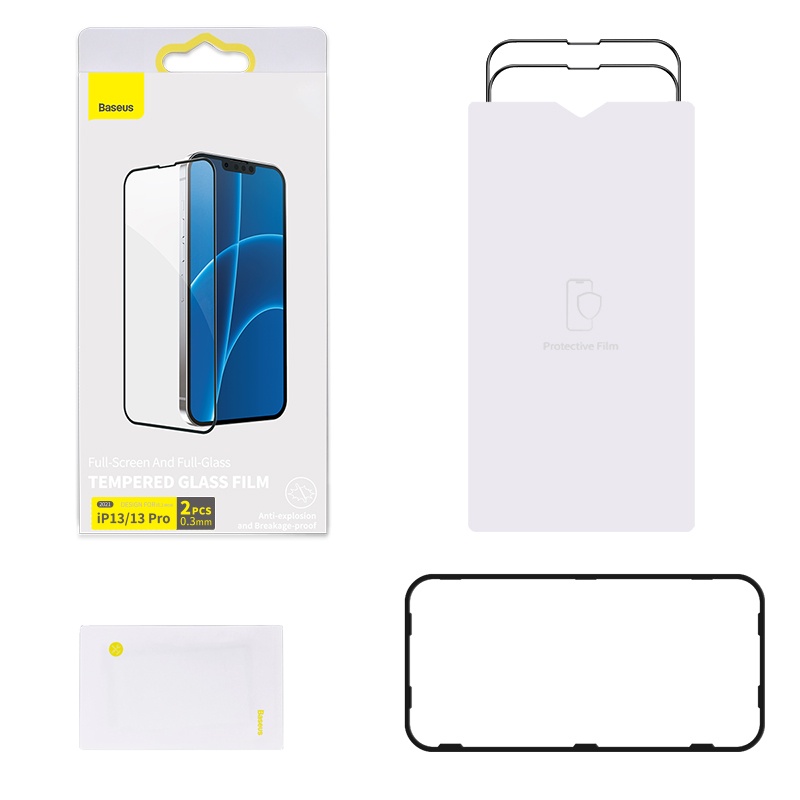 Baseus iPhone 13 Mini/13/Pro/13 Pro Max Tempered Glass 3D 0.3mm