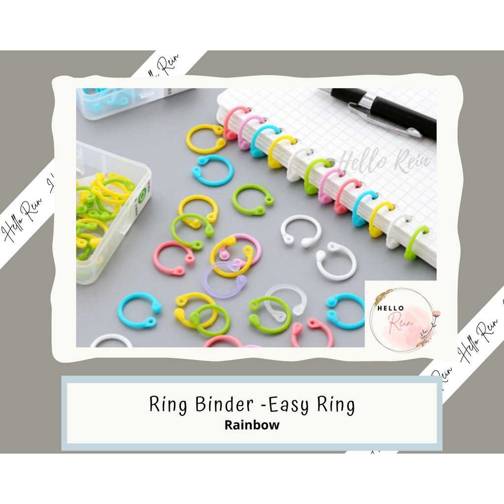 Ring Binder Plastik Aneka Warna untuk Kertas Loose Leaf Ring Binder Plastik Aneka Warna untuk Kertas Loose Leaf