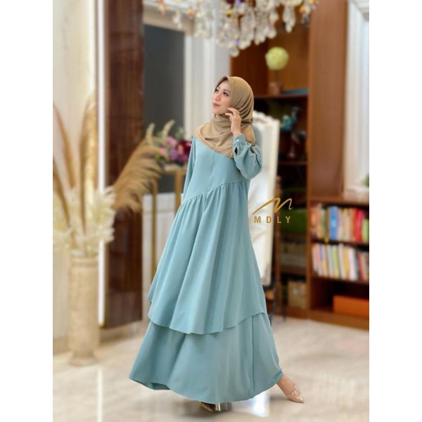 GAMIS DRESS WANITA TERBARU DIORA DRESS BY MDLY