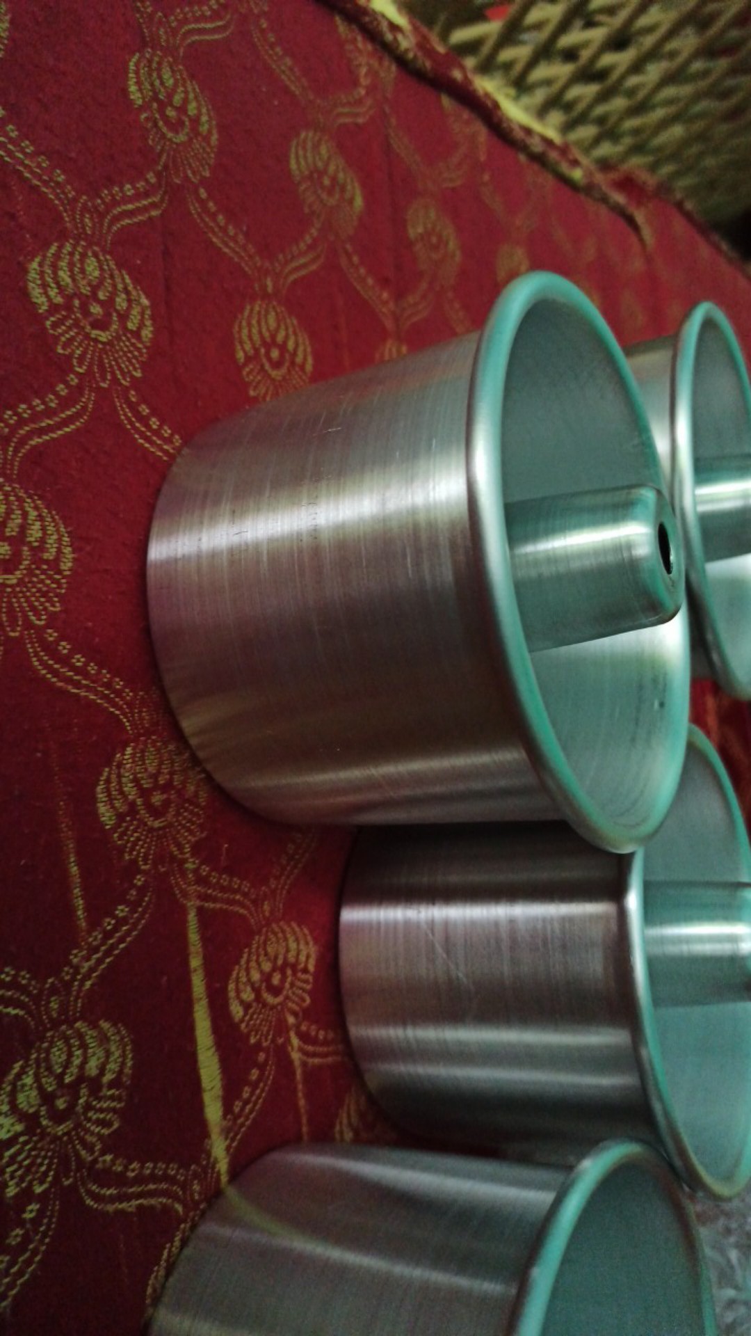 Loyang Chiffon Press Mini Lurus Diameter10cm Dan 12cm Tinggi 8cm Tebal 0,8cm