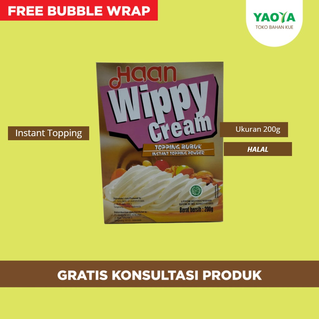 

HAAN WIPPY CREAM 200g +