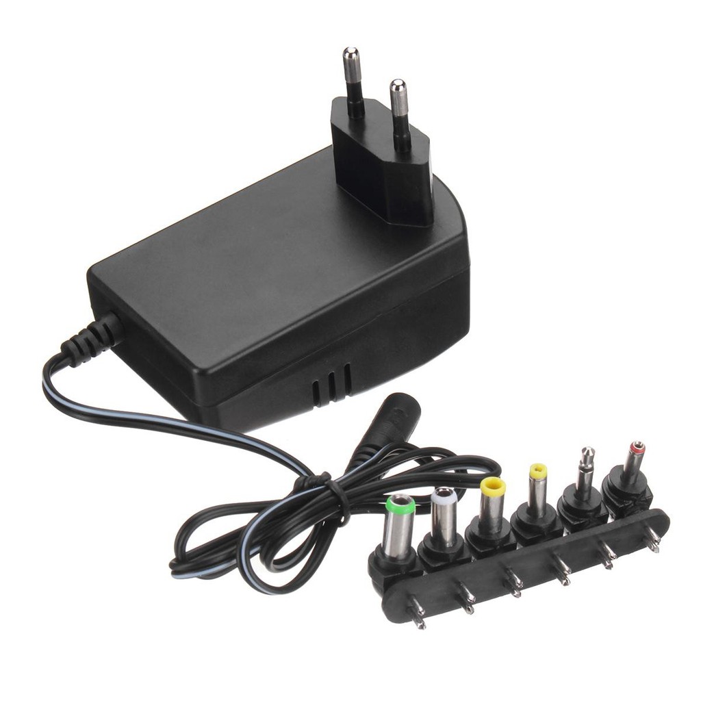 SY668 - Universal Adjustable AC Adapter Converter 3A 30W with 6 Tips - Adaptor Charger Universal