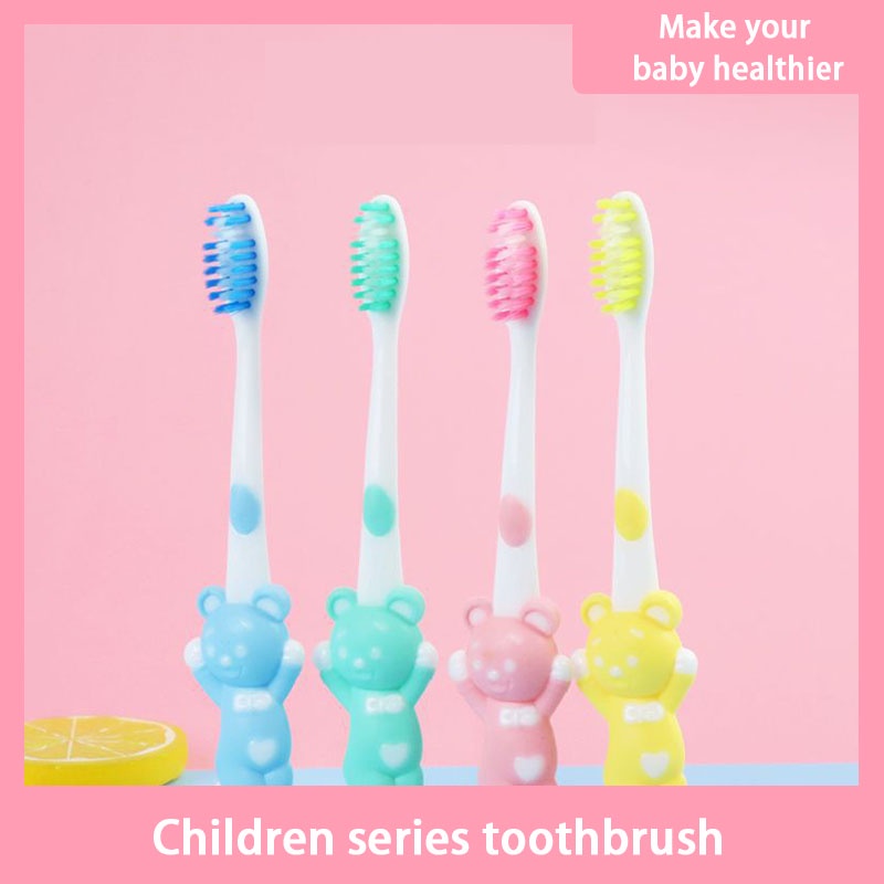 4 Pcs Sikat Gigi Anak Lucu Multiwarna Laki-Laki &amp; Perempuan/sikat Gigi Kids Brush Lembut totall