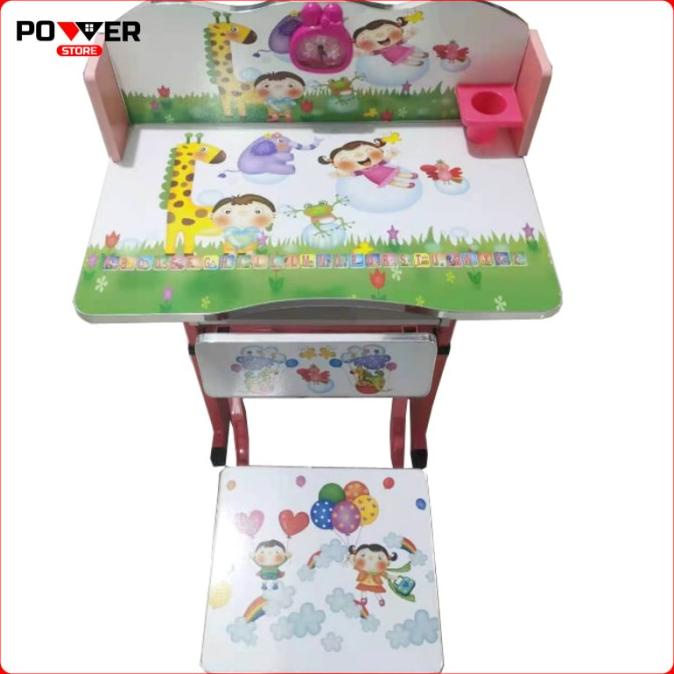 

Meja Kursi Belajar Anak Motif Kartun Lucu 45 X 70Cm-Wbp20-Green Slowrestore