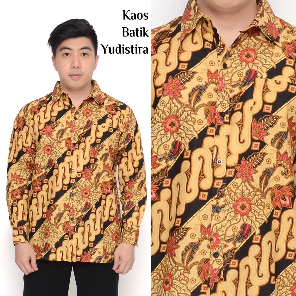 Kemeja Pria Batik Dewasa Batik Cowo Katun Halus Premium Size M L XL XXL