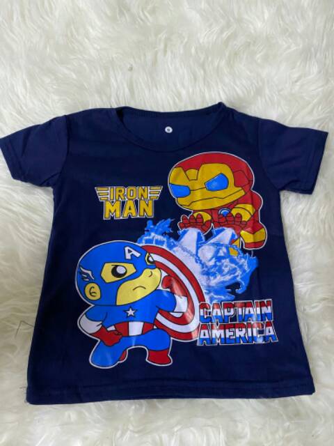 Kaos anak2 (IRON MAN) 1-9thn