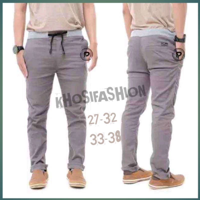 {TERLARIS} CELANA Panjang Pria CHINOS Celana panjang Slimfit