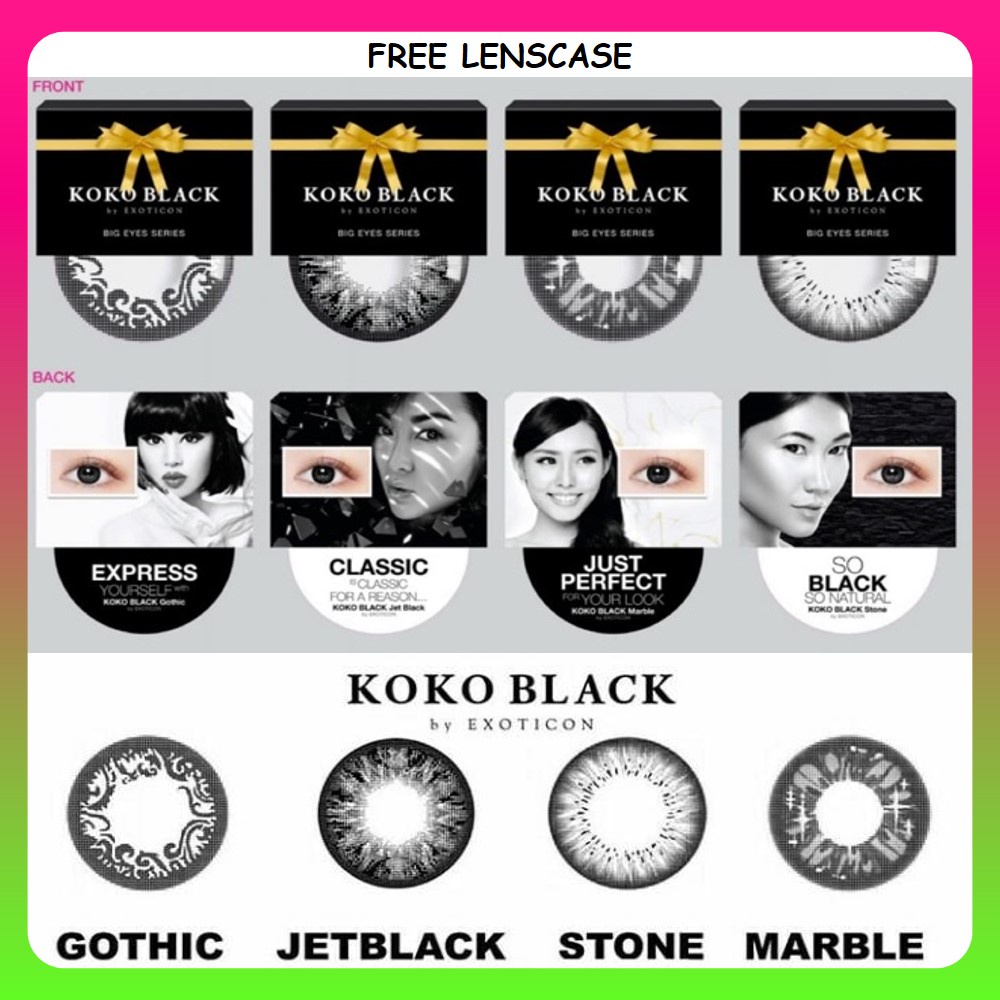 SOFTLENS X2 KOKO BLACK MINUS (-6.50 s/d -10.00) EXOTICON / PRE-ORDER