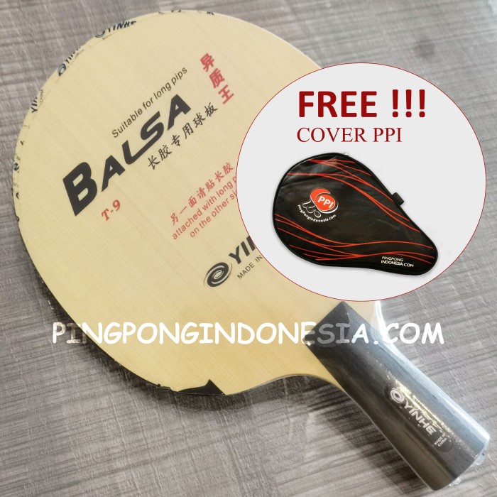Yinhe T9 Penhold -Kayu Blade Carbon Pingpong T-9 T9s T-9s T9-s Bet Bat - Penhold