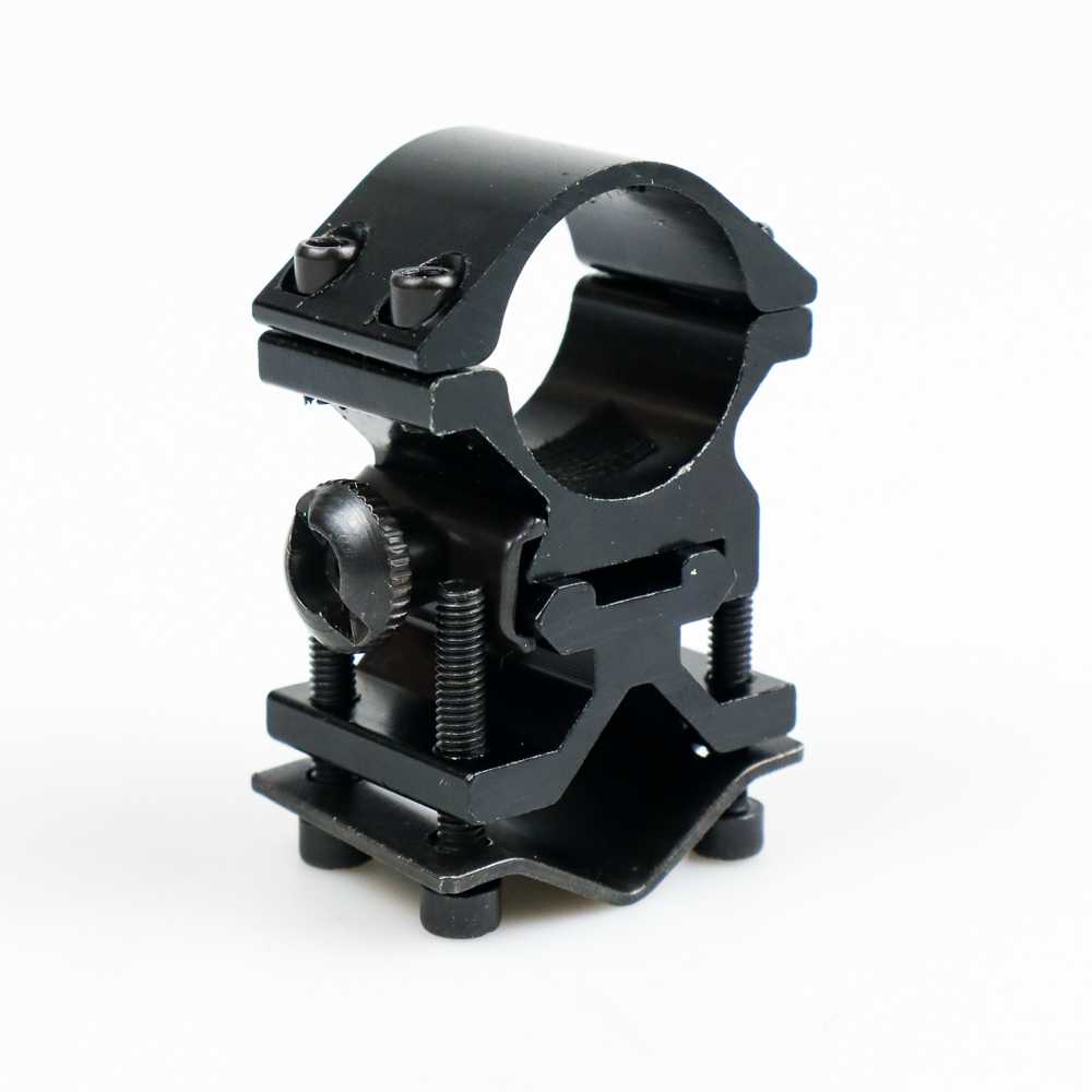 Gun Mount Senter Universal Metal Rail Clip Stand Holder Dudukan Lampu Senter Senapan Bahan Baja Berkualitas