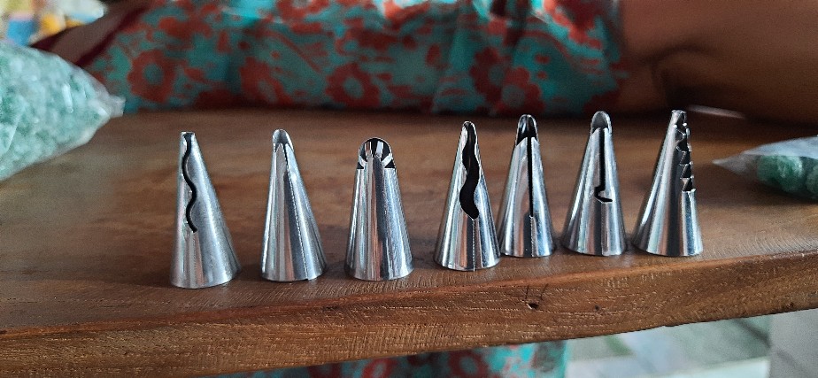 7pcs Spuit Piping Icing Untuk Dekorasi Kue / Cupcake