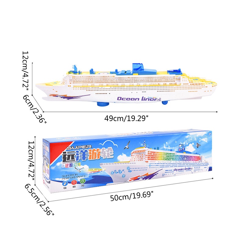 Mary Charging Drift Racing Model Ocean Liner Kapal Pesiar Steamship Hadiah Hadiah Hadiah Drift Race Spinning Ship