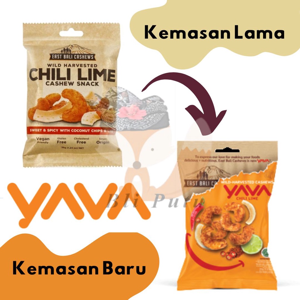 

Yava Cashew Nuts Snack East Bali Cashews - 35gr Gluten Free