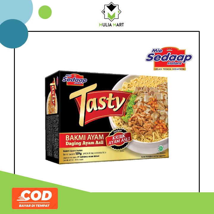 

mie sedaap tasty bakmie ayam /mulia mart