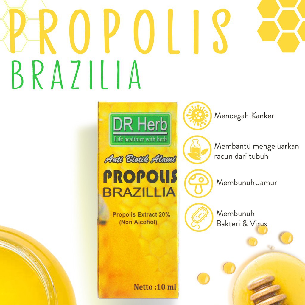 

Propolis Brazilian Dr.Herb Untuk Imunitas Tubuh 10ml