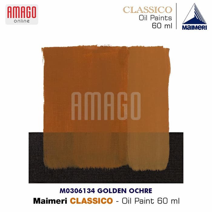 Cat Minyak Lukis MAIMERI Classico - Oil Paint - Golden Ochre - 60ml - M0306134