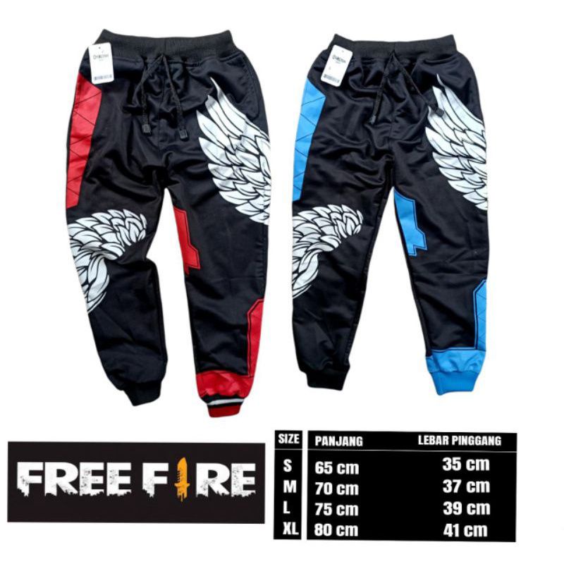 Celana gaming angel FF | Celana free fire anak |