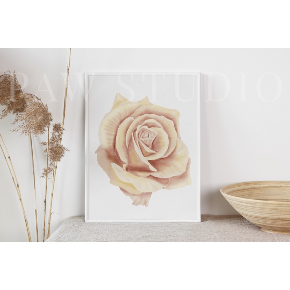 Bloom Vintage Graphic Flowers Leaves